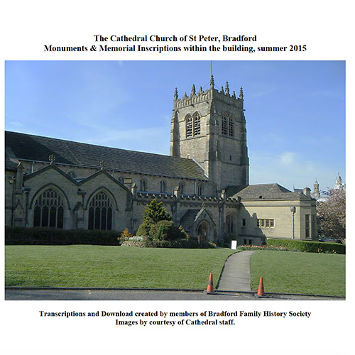 CD 01 : Bradford Cathedral - Monuments & Memorials within the building