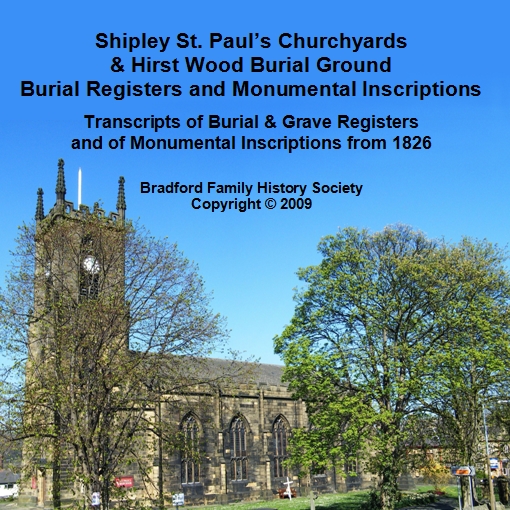 CD 17 : Shipley St Paul’s Churchyard & Hirst Wood Burial Ground